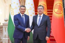 Prime Minister of Tajikistan Kokhir Rasulzoda meets President of the Republic of Kyrgyzstan Sadyr Japarov