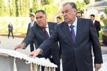 Leader of the Nation Emomali Rahmon Commissions “Boghiston” Cultural and Entertainment Complex in Aini District
