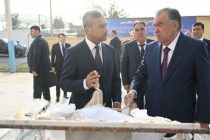 President Emomali Rahmon Commissions DoroArtFood LLC Fruit and Vegetable Processing Factory in Khujand