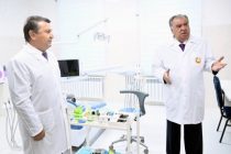 Leader of the Nation Emomali Rahmon Commissions New Health Center in Qalai Dust Village of Devashtich District
