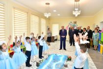 President Emomali Rahmon Inaugurates Nilufar Preschool Educational Institution in Panjakent