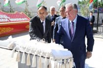 Head of State Emomali Rahmon Opens Secondary Educational Institution No. 115 in Panjakent