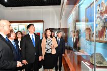 President of Mongolia Ukhnaagiin Khurelsukh Explores the History of the Tajik People at the National Museum of Tajikistan