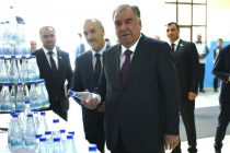 President Emomali Rahmon attended opening of meat products and refreshing drinks production workshops in Khorugh