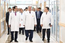 President Emomali Rahmon participated in ceremony to commission the City Clinical Hospital for Poisoning and Burn Injuries in Dushanbe