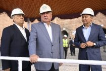 President Emomali Rahmon inspects work progress in water intake tunnel of Rogun HPP