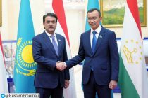 Chairman of the National Assembly of the Supreme Assembly Rustami Emomali meets Chairman of Senate of Parliament of Kazakhstan Maulen Ashimbayev