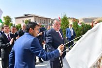 President Emomali Rahmon took part in commissioning of secondary and Presidential Schools for Gifted Students in Baljuvon district