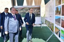 President Emomali Rahmon viewed construction project of Baljuvon-Sari Khosor highway