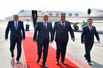 Chairman of the Jogorku Kenesh of the Kyrgyz Republic Arrives in Tajikistan