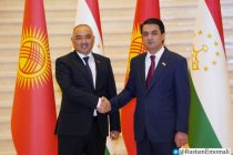 Rustam Emomali Meets with Nurlanbek Turgunbek uulu