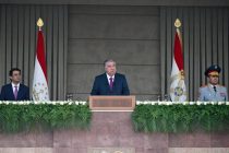 President Emomali Rahmon attends military parade marking the 30th anniversary of the formation of the National Guard