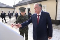 President Emomali Rahmon opens the building of division of the State Committee for National Security in Vahdat