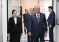 President Emomali Rahmon attended ceremony to commission the Vocational Training and Service Center and review the project for Education Department’s four-story building in Vose district