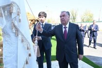 Head of State Emomali Rahmon inaugurated new industrial zone in Dangara district