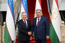 President Emomali Rahmon meets with the President of the Republic of Uzbekistan Shavkat Mirziyoyev