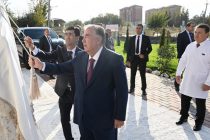 President Emomali Rahmon attended opening of modern Health Center in Dangara district
