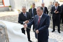 President Emomali Rahmon participated in opening of Sports Complex named after Lolakhon Kahhorov in Vose district