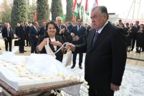 President Emomali Rahmon participated in opening ceremony of Division of Education building in Jabbor Rasulov