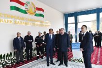 President Emomali Rahmon participated in inauguration of three hydropower units of Kayrakkum HPP