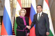 Rustami Emomali, Valentina Matvienko discussed issues of parliamentary cooperation between Tajikistan and Russia