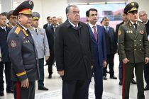 President Emomali Rahmon attended opening ceremony of residential buildings for law enforcement officers in the cities of Dushanbe and Khujand