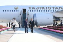 President Emomali Rahmon arrives in Tashkent for Consultative Meeting of the Heads of State of Central Asia