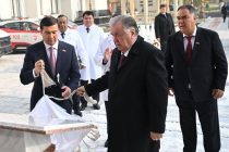 President Emomali Rahmon participated in inauguration ceremony of healthcare facilities in Khujand and Kuhistoni Mastchoh