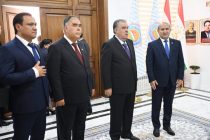 President Emomali Rahmon attended inauguration of new administrative building of the Executive Committee of the People’s Democratic Party of Tajikistan in Jabbor Rasulov