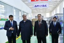 President Emomali Rahmon inaugurated commissioning of Household and Technical Products Packaging Plant in Istaravshan