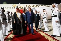 President Emomali Rahmon arrives in the State of Qatar for World summit