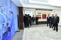 President Emomali Rahmon attended opening of industrial enterprises and drinking water line in Sughd Province