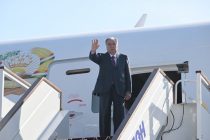 President Emomali Rahmon left for Tashkent to participate in Consultative Meeting of the Heads of State of Central Asia