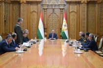 President Emomali Rahmon held a meeting with heads of security and law enforcement agencies