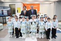 President Emomali Rahmon attended opening ceremony of the Vatanparvar private kindergarten in Shohmansur district