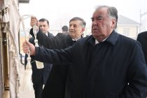 President Emomali Rahmon participated in ceremony to commission Shiri Jaihun milk processing factory