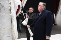 President Emomali Rahmon attends opening of flour plant in Jaloliddini Balkhi