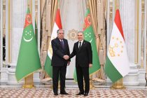 President Emomali Rahmon arrives in Turkmenistan on a working visit