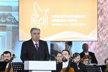 President of the Republic of Tajikistan Emomali Rahmon awarded the Leo Tolstoy International Peace Prize