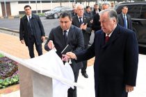 President Emomali Rahmon attended opening of Bokhtar State University’s student dormitory