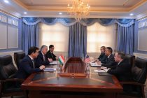 FM Muhriddin meets with U.S Ambassador due to completion of his mission in Tajikistan