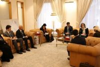 Tajik Culture Minister Meets Qatar Cultural Village Head in Doha