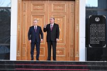 Emomali Rahmon and Shavkat Mirziyoyev Inaugurate New Tajik Embassy Building in Tashkent
