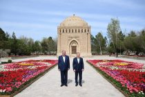 Leaders of Tajikistan and Uzbekistan Tour Major Cultural Heritage Sites in Bukhoro