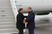 Turkmenistan Delegation Arrives in Dushanbe for Joint Commission Meeting