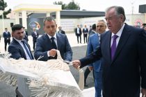 President Emomali Rahmon Opens Beverage Factory, Reviews Industrial Projects in Khujand