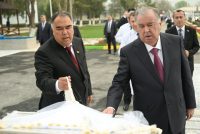 President Emomali Rahmon Opens New District Hospital, Drinking Water Facilities in Mastchoh District