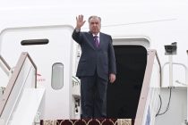 Emomali Rahmon Departs for Astana to Attend Environmental Summit and Aral Sea Meeting