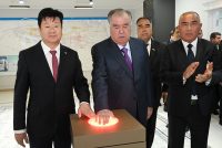 President Emomali Rahmon Commissions Coal Mine No. 8 in the City of Isfara
