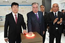 President Emomali Rahmon Commissions Coal Mine No. 8 in the City of Isfara